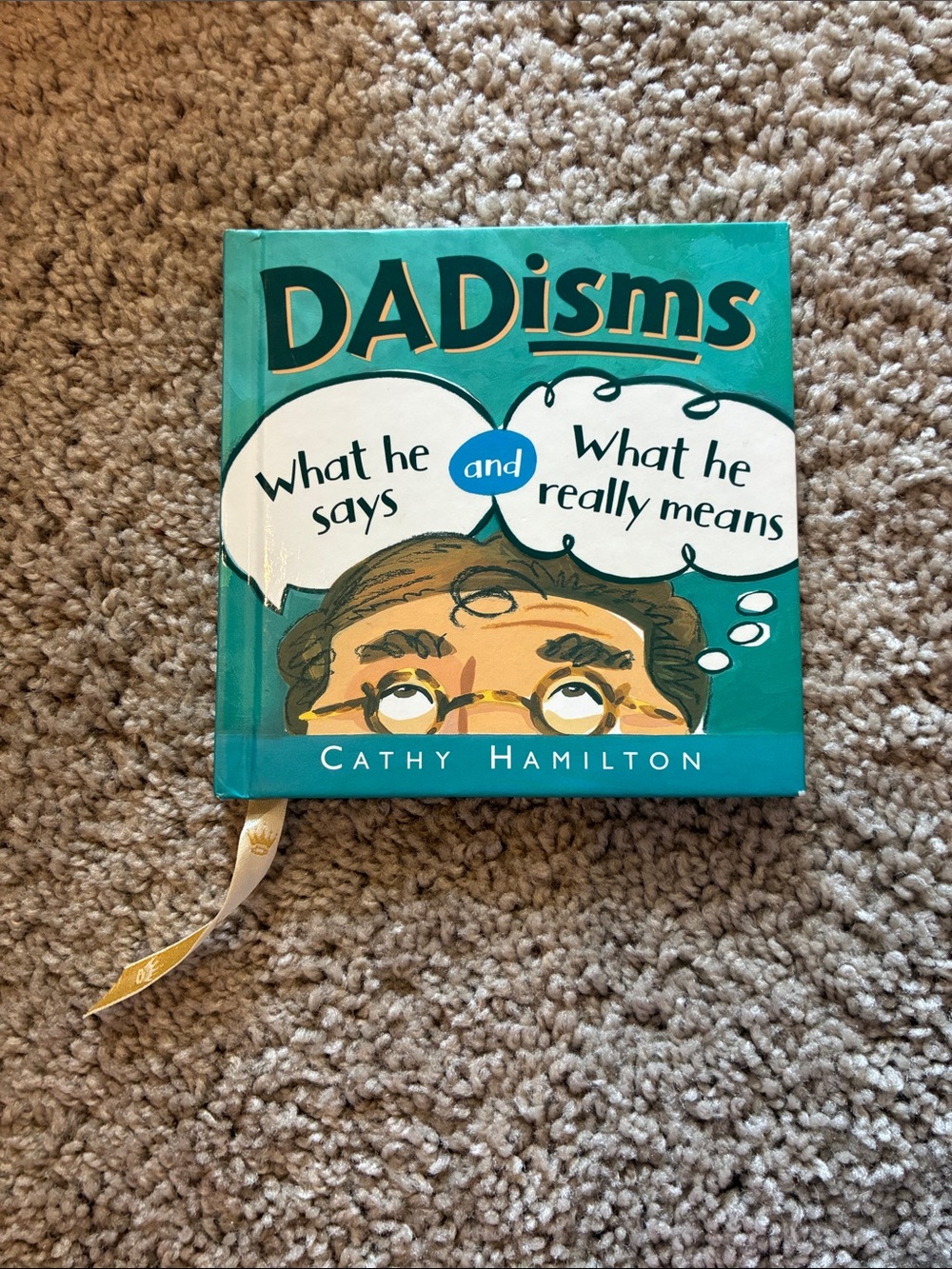 DADisms by Cathy Hamilton - Teal Hardcover Book